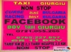 Dispecerat Taxi Giurgiu Russe Tel.0721055266